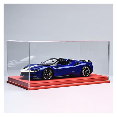 ZHRDWE Modellauto Metall 1:18 Für Ferrari SF90 Große Legierung Supercar Spielzeug Modell Kunst Ornament Sammlung(Blue-A) von ZHRDWE