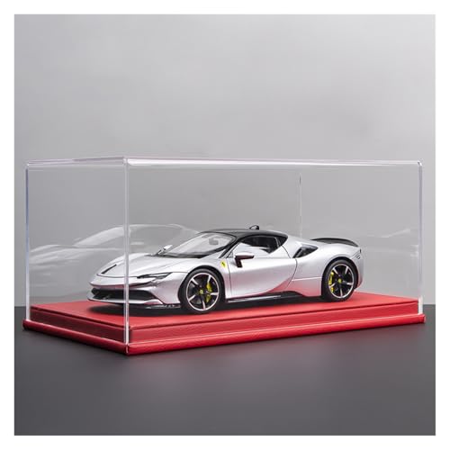 ZHRDWE Modellauto Metall 1:18 Für Ferrari SF90 Große Legierung Supercar Spielzeug Modell Kunst Ornament Sammlung(Gray-B) von ZHRDWE