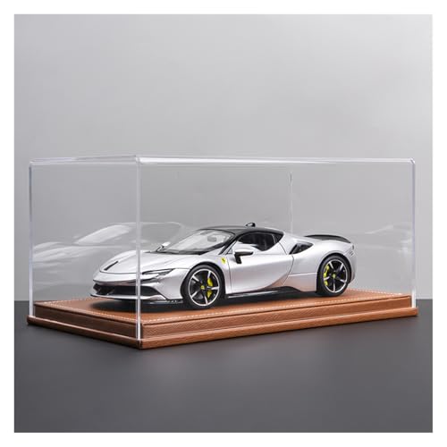 ZHRDWE Modellauto Metall 1:18 Für Ferrari SF90 Große Legierung Supercar Spielzeug Modell Kunst Ornament Sammlung(Gray-C) von ZHRDWE
