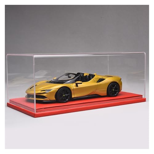 ZHRDWE Modellauto Metall 1:18 Für Ferrari SF90 Metall Modell Auto Spielzeug Fan Sammlung Souvenir Hause Statische Dekoration(Yellow-B) von ZHRDWE
