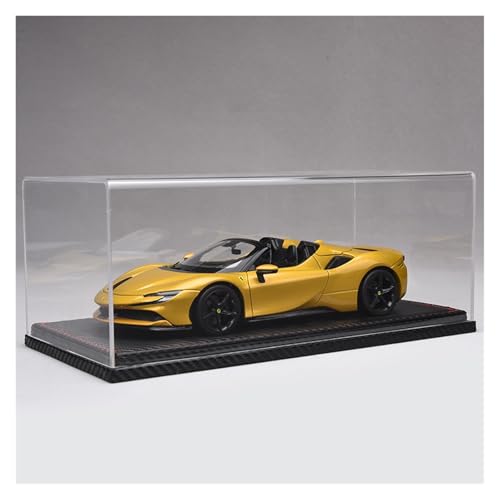 ZHRDWE Modellauto Metall 1:18 Für Ferrari SF90 Metall Modell Auto Spielzeug Fan Sammlung Souvenir Hause Statische Dekoration(Yellow-C) von ZHRDWE
