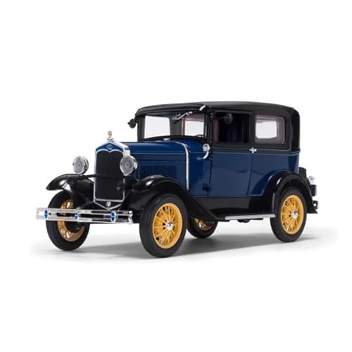 ZHRDWE Modellauto Metall 1:18 Für Ford 1931 Klassische Diecast Fahrzeug Simulation Legierung Miniatur Modell Auto Dekoration Sammlung Geschenk Spielzeugauto(Blau) von ZHRDWE