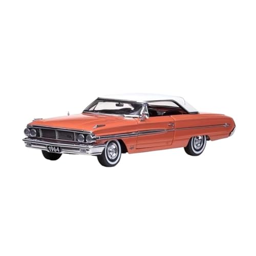 ZHRDWE Modellauto Metall 1:18 Für Galaxy 1963 500XL Druckgusslegierung Klassischer Sportwagen Spielzeugmodell Hobby-Sammlung Spielzeugauto(Orange) von ZHRDWE