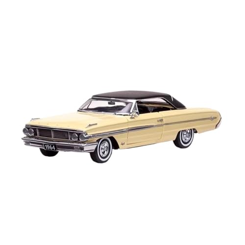 ZHRDWE Modellauto Metall 1:18 Für Galaxy 1963 500XL Druckgusslegierung Klassischer Sportwagen Spielzeugmodell Hobby-Sammlung Spielzeugauto(White) von ZHRDWE