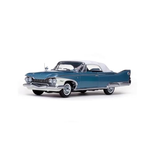 ZHRDWE Modellauto Metall 1:18 Für Große Skala Platin Plymouth 1960 Metall Druckguss Legierung Retro Auto Modell Hobby Sammlung Spielzeug Display Spielzeugauto(Grün) von ZHRDWE