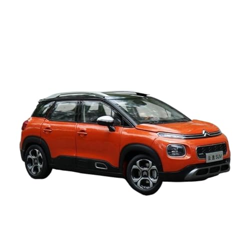 ZHRDWE Modellauto Metall 1:18 Für Großformat Citroen C4 Aircross SUV Legierung Druckguss Metall Geländewagen Automodell Spielzeug Geschenk Spielzeugauto(Orange) von ZHRDWE