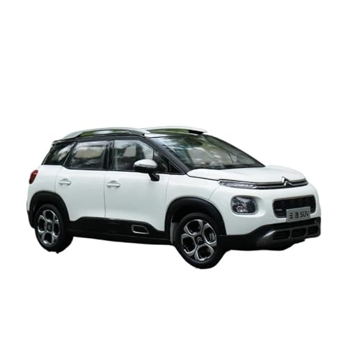 ZHRDWE Modellauto Metall 1:18 Für Großformat Citroen C4 Aircross SUV Legierung Druckguss Metall Geländewagen Automodell Spielzeug Geschenk Spielzeugauto(White) von ZHRDWE