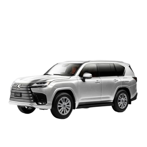 ZHRDWE Modellauto Metall 1:18 Für Lexus LX600 SUV Geländewagen Legierung Druckguss Modell Auto Weihnachten Geburtstag Geschenke Spielzeugauto(Light Gray) von ZHRDWE