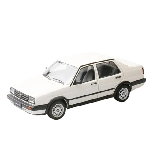 ZHRDWE Modellauto Metall 1:18 Für Maßstab Volkswagen Jetta Mk2 Gt Weiß Jindian Diecast Metall Auto Modell Spielzeug Geschenke Display Spielzeugauto von ZHRDWE