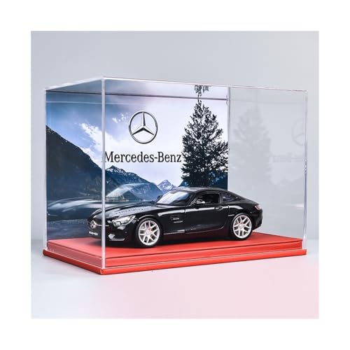 ZHRDWE Modellauto Metall 1:18 Für Mercedes-AMG Mattschwarz Druckguss Metall Modellauto Statische Dekoration Fahrzeuge Geschenksammlung(Black-C) von ZHRDWE