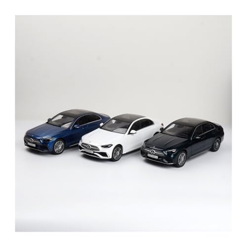 ZHRDWE Modellauto Metall 1:18 Für Mercedes-Benz C260L NZG Druckgussfahrzeug Statisches Sammlerspielzeugautomodell Ornament Spielzeugauto(White) von ZHRDWE