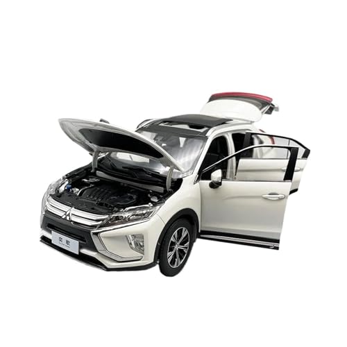 ZHRDWE Modellauto Metall 1:18 Für Mitsubishi Eclipse Cross SUV Diecast Metall Auto Modell Statische Sammlung Weihnachten Geburtstag Fahrzeug Geschenk Spielzeugauto(White) von ZHRDWE