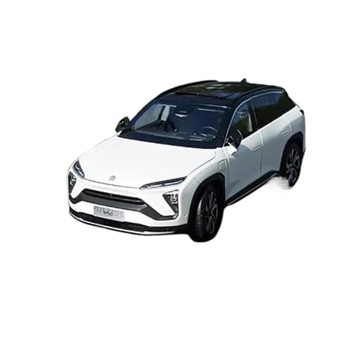 ZHRDWE Modellauto Metall 1:18 Für NIO ES6 Große Weiße Legierung Modellauto Spielzeug Hobby Geschenke Druckguss Metallfahrzeug Spielzeugauto von ZHRDWE