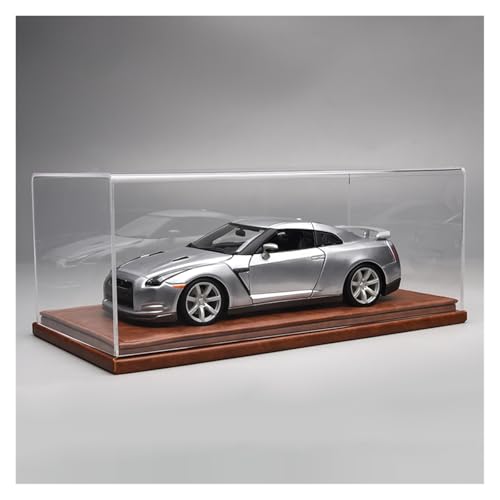 ZHRDWE Modellauto Metall 1:18 Für Nissan GTR Legierung Statische Druckguss Auto Modell Spielzeug Display Anzeige Und Sammlung(Grey-A) von ZHRDWE