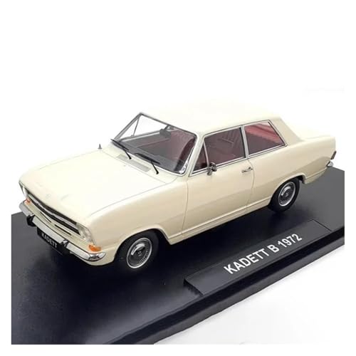 ZHRDWE Modellauto Metall 1:18 Für Opel Kadett B 1972 Legierung Retro Auto Miniatur Modell Erwachsene Sammlungen Enthusiasten Geschenk Spielzeugauto(White) von ZHRDWE