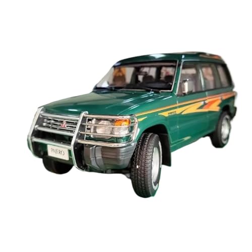 ZHRDWE Modellauto Metall 1:18 Für Pajero 1998 Sammlerlegierung Druckguss Metall Modellauto Spielzeugfahrzeuge Hobby Spielzeug Geschenk Spielzeugauto(Grün) von ZHRDWE