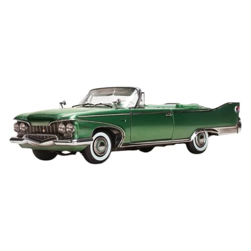 ZHRDWE Modellauto Metall 1:18 Für Plymouth 1960 Cabrio Diecast Legierung Spielzeug Vintage Modelle Fahrzeug Sammler Szene Ornamente Geschenke Spielzeugauto(Grün) von ZHRDWE