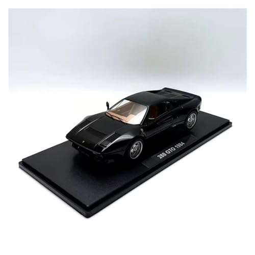 ZHRDWE Modellauto Metall 1:18 Für Porsche 288 GTO Großformatiges Druckgussmodell Aus Legierung Spielzeugauto Sammlergeschenke Für Freunde Spielzeugauto(Schwarz) von ZHRDWE