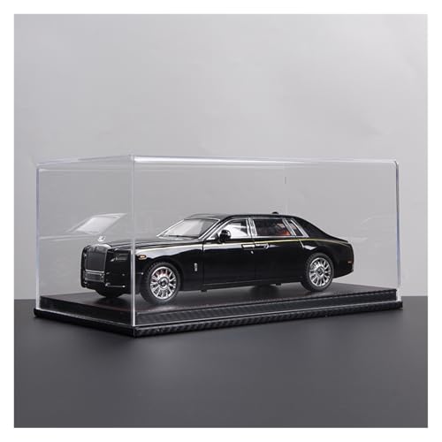 ZHRDWE Modellauto Metall 1:18 Für Rolls-Royce Phantom Alloy Spielzeugauto Aus Druckguss Mit Ton Und Licht Statische Anzeige Von Sammelfahrzeugen(Black-C) von ZHRDWE