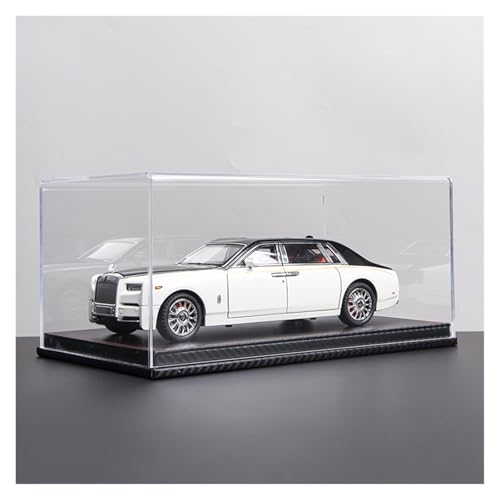 ZHRDWE Modellauto Metall 1:18 Für Rolls-Royce Phantom Alloy Spielzeugauto Aus Druckguss Mit Ton Und Licht Statische Anzeige Von Sammelfahrzeugen(White-C) von ZHRDWE