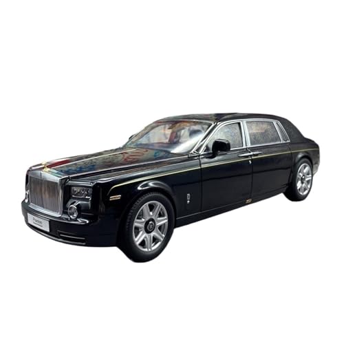 ZHRDWE Modellauto Metall 1:18 Für Rolls-Royce Phantom Deluxe Plus Legierung Druckguss Fahrzeug Sammler Souvenir Geschenk Schwarz von ZHRDWE