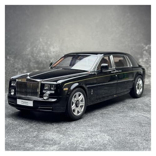 ZHRDWE Modellauto Metall 1:18 Für Rolls-Royce Phantom Schwarz Erweiterte Version Legierung Klassische Statische Modell Auto Sammlung Hobby von ZHRDWE