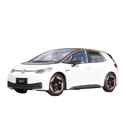 ZHRDWE Modellauto Metall 1:18 Für VW ID.3 ID3 MPV Geländewagen Großes Druckgussfahrzeug Aus Legierung Spielzeugautomodell Weihnachtsgeburtstagsgeschenk Spielzeugauto(White) von ZHRDWE