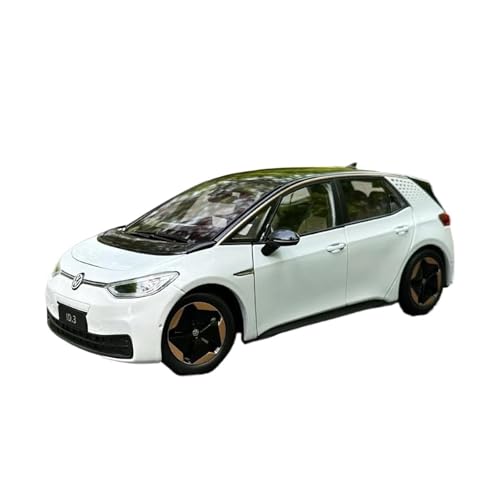 ZHRDWE Modellauto Metall 1:18 Für VW ID3 ID.3 SUV Legierung Neue Energie Druckguss Metall Modell Auto Geschenk Spielzeug Fahrzeuge Sammlung Dekoration Spielzeugauto(White) von ZHRDWE