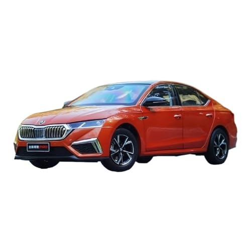 ZHRDWE Modellauto Metall 1:18 Für Volkswagen Skoda PRO 2021Druckguss Fahrzeuge Sammlung Geschenk An Freunde Und Familie(Orange) von ZHRDWE