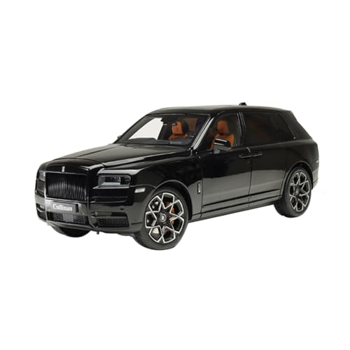 ZHRDWE Modellauto Metall 1:18 Rolls-Royce Cullinan Legierung Miniatur Auto Druckguss Metall Spielzeug Fahrzeug Modell Sammlung Souvenir Display Spielzeugauto(Schwarz) von ZHRDWE