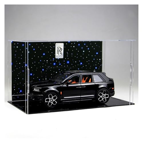 ZHRDWE Modellauto Metall 1:20 Für Rolls-Royce Cullinan SUV Legierung Modell Autos Sammlung Dekoration Geschenk Spielzeug Display(Schwarz) von ZHRDWE