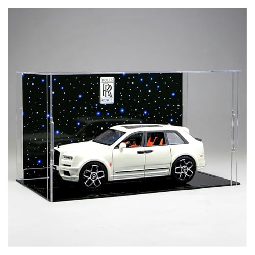 ZHRDWE Modellauto Metall 1:20 Für Rolls-Royce Cullinan SUV Legierung Modell Autos Sammlung Dekoration Geschenk Spielzeug Display(White) von ZHRDWE