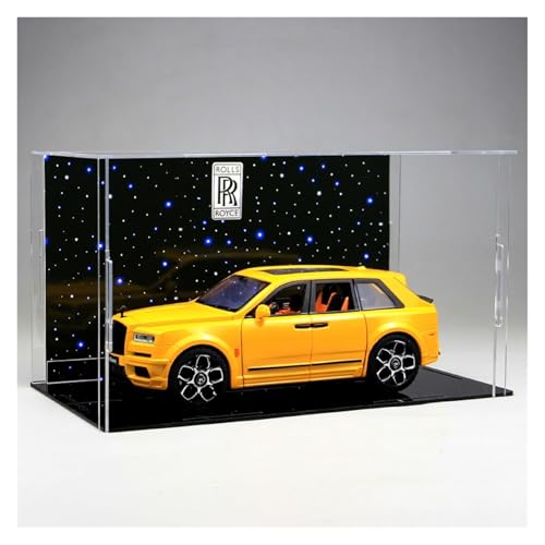 ZHRDWE Modellauto Metall 1:20 Für Rolls-Royce Cullinan SUV Legierung Modell Autos Sammlung Dekoration Geschenk Spielzeug Display(Yellow) von ZHRDWE