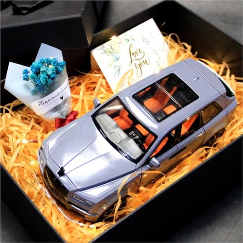 ZHRDWE Modellauto Metall 1:20 Für Rolls-Royce Cullinan SUV Luxus-Druckgussauto Aus Legierung Sammlung Dekoration Geschenk Spielzeug Display(Gray) von ZHRDWE