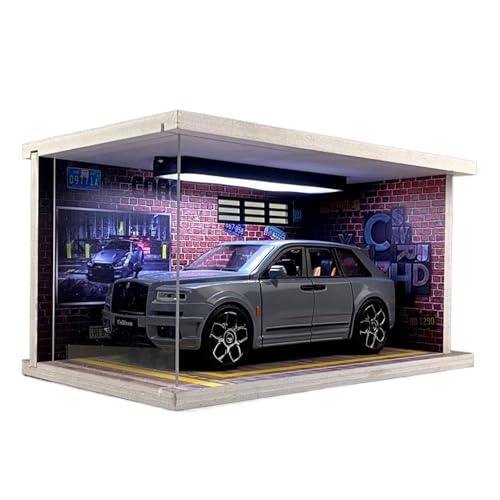 ZHRDWE Modellauto Metall 1:20 Für Rolls-Royce Cullinan SUV Luxusbeleuchtung Garage Edition Modellautos Sammlung Display Spielzeugfahrzeuge(Gray) von ZHRDWE
