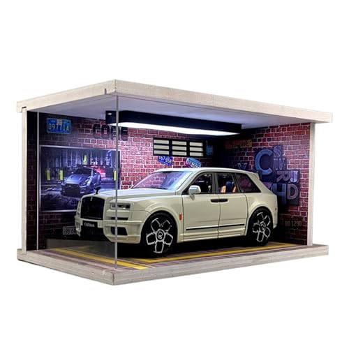 ZHRDWE Modellauto Metall 1:20 Für Rolls-Royce Cullinan SUV Luxusbeleuchtung Garage Edition Modellautos Sammlung Display Spielzeugfahrzeuge(White) von ZHRDWE