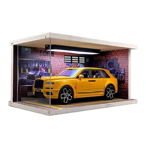 ZHRDWE Modellauto Metall 1:20 Für Rolls-Royce Cullinan SUV Luxusbeleuchtung Garage Edition Modellautos Sammlung Display Spielzeugfahrzeuge(Yellow) von ZHRDWE
