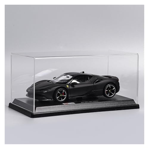 ZHRDWE Modellauto Metall 1:24 Ferrari SF90 Enzola Legierung Modell Spielzeug Druckguss Auto Kunst Dekoration Geschenke(Black-A) von ZHRDWE