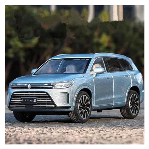 ZHRDWE Modellauto Metall 1:24 Für AITO M7 Off Road SUV Legierung Druckguss Modell Auto Sound Und Licht Pull Back Spielzeug FahrzeugeUrlaub Geschenk Junge Spielzeugauto(Schwarz) von ZHRDWE