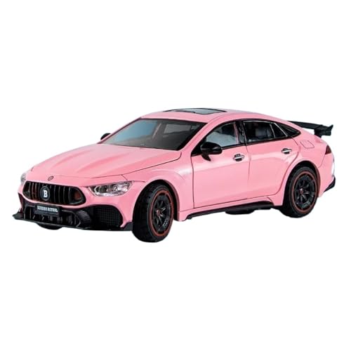 ZHRDWE Modellauto Metall 1:24 Für AMG GT63 900 Legierung Auto Modell Druckguss Fahrzeuge Spielzeug Sammlung Geschenk Spielzeugauto(Rosa) von ZHRDWE