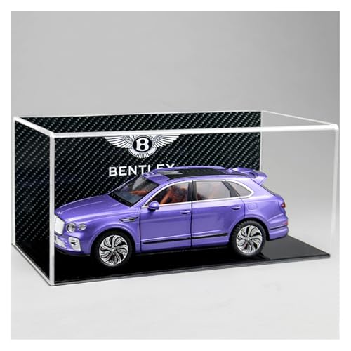 ZHRDWE Modellauto Metall 1:24 Für Bentlet Bentayga Legierung Automodelle Spielzeug Büro Und Home Decor Sammlung Geschenke(Purple) von ZHRDWE