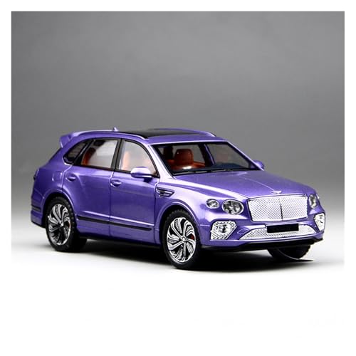 ZHRDWE Modellauto Metall 1:24 Für Bentlet Bentayga Legierung Druckguss Auto Sammlung Dekoration Geschenk Junge Spielzeug(Purple) von ZHRDWE