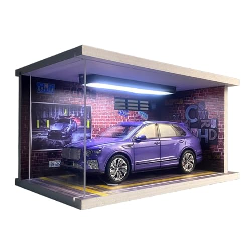 ZHRDWE Modellauto Metall 1:24 Für Bentlet Bentayga Luxus Licht Garage Edition Legierung Druckguss Auto Spielzeug Sammlung Geschenk(Purple) von ZHRDWE