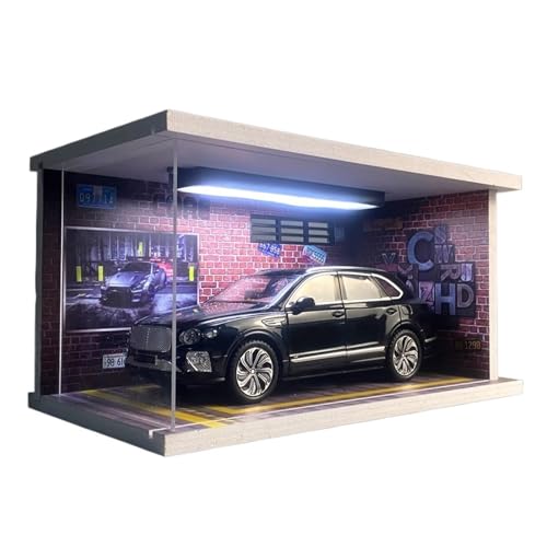 ZHRDWE Modellauto Metall 1:24 Für Bentlet Bentayga Luxus Licht Garage Edition Legierung Druckguss Auto Spielzeug Sammlung Geschenk(Schwarz) von ZHRDWE