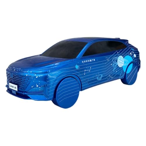 ZHRDWE Modellauto Metall 1:24 Für Changan Uni-K Blau Legierung Statische Modell Auto Desktop Ornamente Spielzeug Fahrzeug Geschenk von ZHRDWE