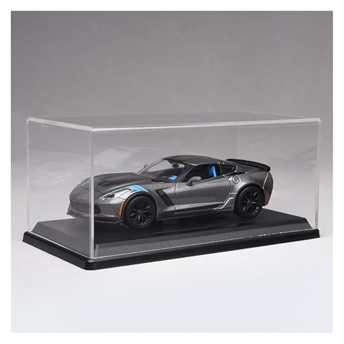 ZHRDWE Modellauto Metall 1:24 Für Corvette Statische Metall Modell Auto Spielzeug Bar Cafe Stil Ornament Geschenk(Grey-A) von ZHRDWE