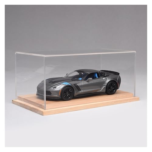ZHRDWE Modellauto Metall 1:24 Für Corvette Statische Metall Modell Auto Spielzeug Bar Cafe Stil Ornament Geschenk(Grey-B) von ZHRDWE