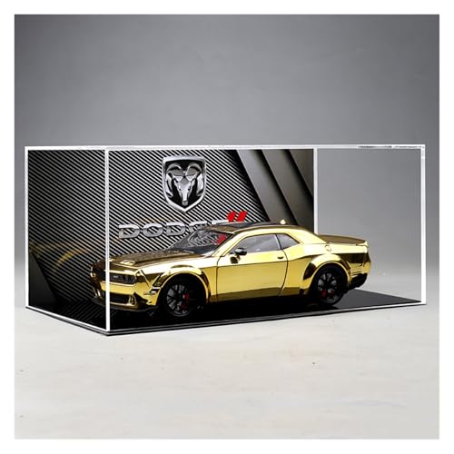 ZHRDWE Modellauto Metall 1:24 Für Dodge Challenger Hellcat Redeye Diecast Metall Modell Auto Hobbies Spielzeug Fahrzeug Enthusiasten Sammeln(Gold) von ZHRDWE