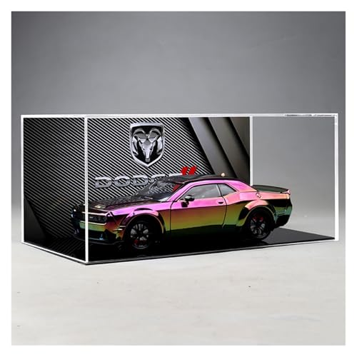 ZHRDWE Modellauto Metall 1:24 Für Dodge Challenger Hellcat Redeye Diecast Metall Modell Auto Hobbies Spielzeug Fahrzeug Enthusiasten Sammeln(Purple) von ZHRDWE