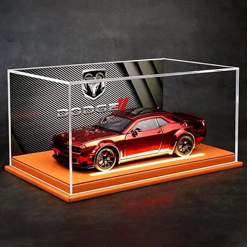 ZHRDWE Modellauto Metall 1:24 Für Dodge Challenger Hellcat Redeye Druckguss Auto Sammlung Hobby Dekorationen Display(Rot) von ZHRDWE